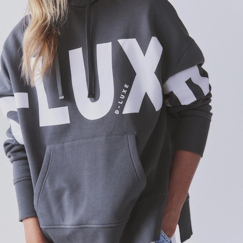 Women Oversized Letter Print Hoodie Streetwear Casual Loose Long Sleeve Pullover Hooded Sweatshirt With Kangaroo Pocket