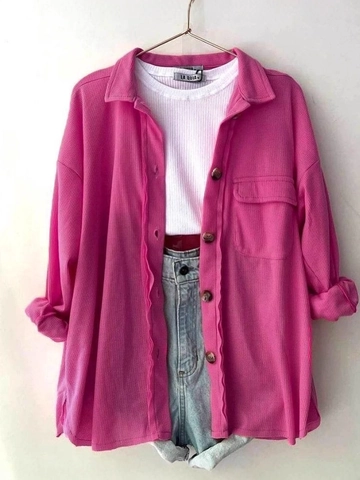 Damen Casual Cord Hemd Langarm Polokragen Einfarbig Button Down Cardigan Bluse Oberbekleidung Tops Für Den Alltag