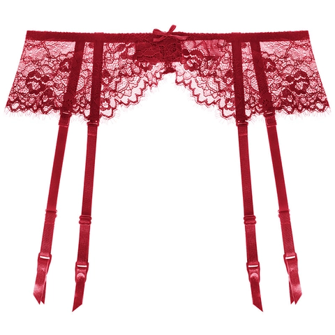 Sexy Women Transparent Lace Garter Belt French Style Ultra Thin Floral Adjustable Suspenders For Stockings Accessories