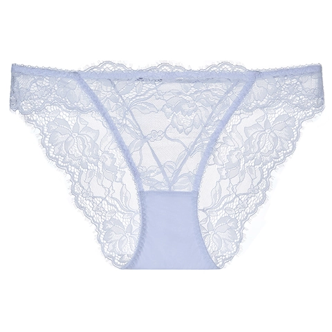 Mutandine da Donna Sexy in Pizzo Francese a Vita Bassa con Motivo Floreale Ultrasottili in Cotone Traspiranti Sollevamento Fianchi