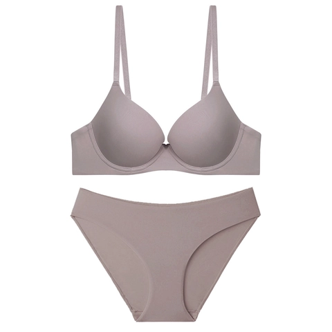 Reggiseno E Mutandine Senza Cuciture Da Donna Liscio Traspirante Coppa Sottile Intimo Lingerie Taglie Forti Ferretto Morbido Push Up