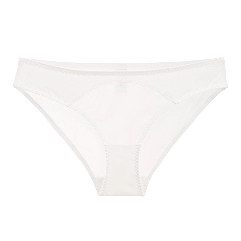 Women Sexy French Mesh Spliced Satin Briefs Ultra Thin Breathable Low Waist Panties With 100% Cotton Crotch Ladies Lingerie