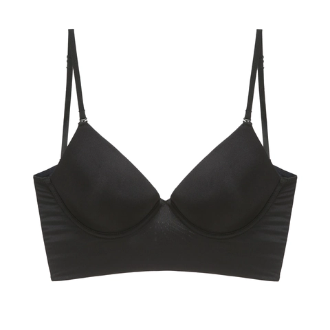 Damen Seamless Rückenfreier BH Französischer Stil Weicher Bügel Sexy Dessous U-Form Rückenfrei Nylon Spandex BH