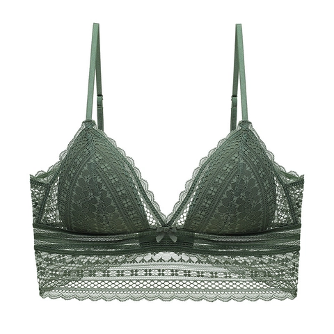 Französisch Spitze Ohne Bügel Bralette Damen U-Rücken Rückenfrei Triangel Cup Dünn Atmungsaktiv Sexy Lingerie BH Täglich Hochzeit