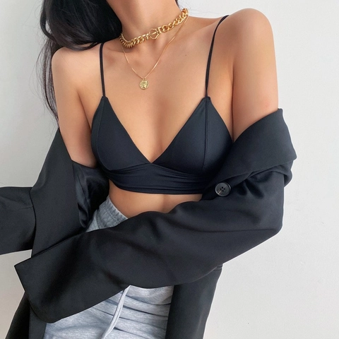 French Sexy Seamless Wireless Bra And Panties Thin Strap Push Up Triangle Cup Lingerie For Women Comfortable Breathable