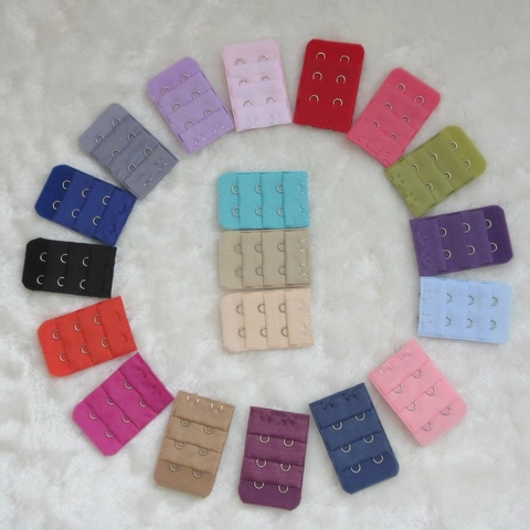 Extensor de Sujetador Ajustable para Mujer Banda de Nailon Elástica Extensión de Cierre Trasero con Gancho Accesorios de Lencería