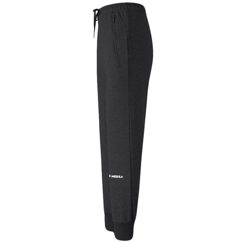 Damen Casual Lockere Sweatpants Hohe Taille Jogger Mit Reißverschlusstaschen Gerippte Bündchen Elastischer Kordelzug Sport Laufhose Yoga Hose
