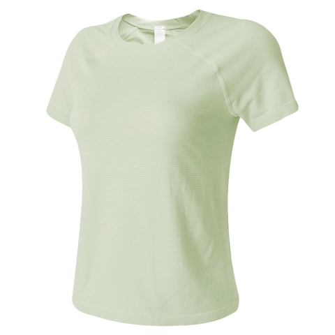 Women's Slim Fit Quick Dry Yoga T-Shirt Breathable Round Neck Short Sleeve Sporty Running Fitness Workout Top
