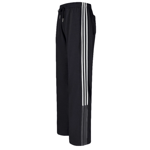 Women's Straight Leg Sport Pants With Side Stripes And Drawstring Moisture Wicking Running Trousers Casual Fitness Activewear