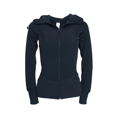 Women Slim Fit Quick Dry Sports Hoodie Jacket Full Zip Hooded Sweatshirt With Thumb Holes Breathable Activewear Running Top