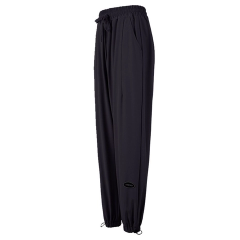 Pantaloni Sportivi da Donna Casual Larghi a Vita Alta Joggers Traspiranti ad Asciugatura Rapida Corsa Yoga Pantaloni Coulisse