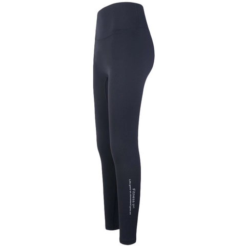 Damen Hohe Taille Yogahosen Bauchkontrolle Schlankmachend Leggings Buchstabendruck Schnelltrocknend Fitness Laufen Sport Pants