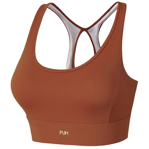 Damen Sport-BH Mit Hoher Intensität Stoßfest Racerback Yoga Fitness Weste Mit Netzfutter Atmungsaktives Lauf-BH-Top