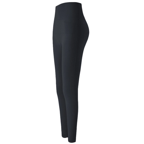 Pantalones de Yoga de Cintura Alta para Mujer Control de Abdomen Levantamiento de Cadera Mallas Color Sólido Deporte
