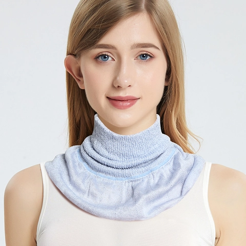 Women 100% Mulberry Silk Neck Warmer High Elastic Skin Friendly Neck Guard Fake Collar Japanese Style Breathable Solid Color Scarf