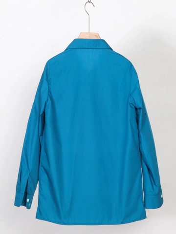Dames Casual Katoen-Linnen Blouse Met Lange Mouwen Ruime Pasvorm Effen Kleur Revers Shirt Met Zijsplit