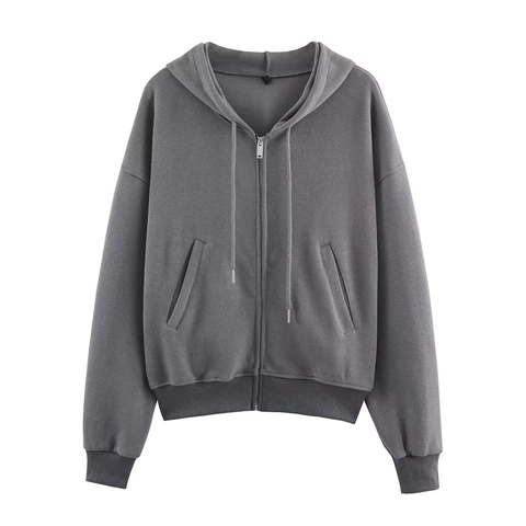 Women's Casual Elegant Polyester Solid Color Hoodie And Straight Leg Pants Set For Early Autumn Loungewear