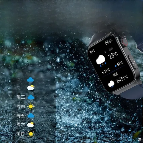E500 Smart Watch Blood Glucose Oxygen ECG Heart Rate Monitoring Blood Pressure Tracker Sport Fitness Modern Smartwatch For Men Women