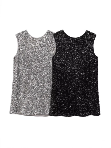 Damen Sexy Ärmellos Pailletten Rücken Bindung Party Mini Kleid Samt Pailletten Körperbetont Clubwear Ausgehen Kurz Kleid