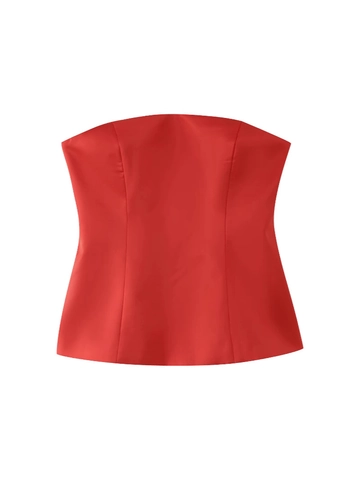 Women Y2K Off Shoulder Tube Top Sexy Zip Back Peplum Strapless Top Sleeveless Solid Color Polyester Party Club Slim Vest