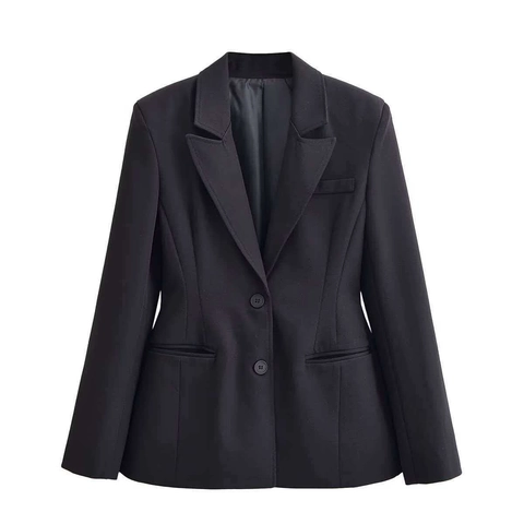 Chaqueta Ajustada Profesional Elegante Para Mujer Y Pantalones De Cintura Alta Traje Formal De Oficina De Negocios Poliéster