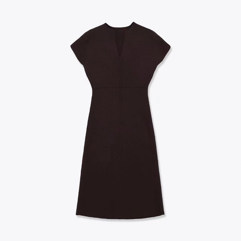 Women Casual Solid Color Ribbed Knit Sleeveless Midi Dress Round Neck Slim Fit Bodycon Summer Fashion Clothing
