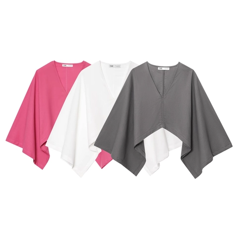 Women Casual 2-Piece Set Linen Blend V-Neck Batwing Sleeve Short Top And Wide Leg Long Pants Lounge Outfit Solid Color