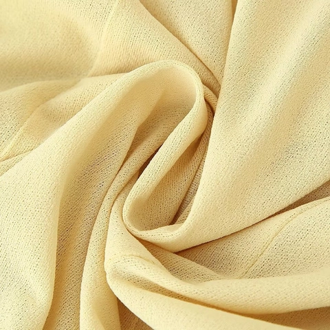 Women French Retro Tiered Ruffle Midi Cami Dress Polyester V Neck Open Back Elegant Summer Solid Color Yellow Sexy Party