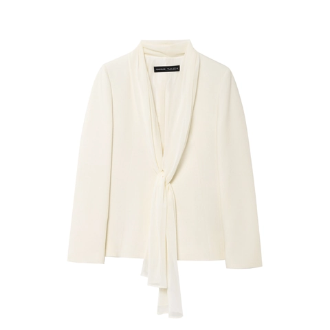 Dames Elegant Kantoor Blazer En Broek Set Gebroken Wit Revers Lange Mouw Tweedelig Zakelijk Pak Voor Werk Woonwerkverkeer