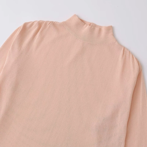 Dames Mock Neck Gebreide Trui Lange Mouwen Effen Kleur Slim Fit Pullover Top Geribbelde Manchetten Elegant Casual Winterkleding