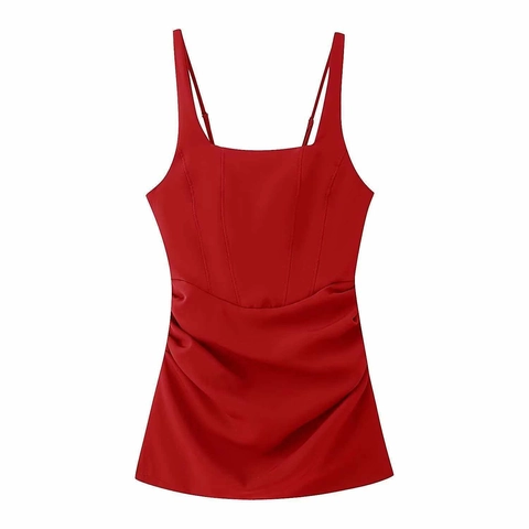 Sexy Ruched Bodycon Mini Dress For Women Satin Backless Lace Up Corset Sleeveless Spaghetti Strap Party Night Out Clubwear