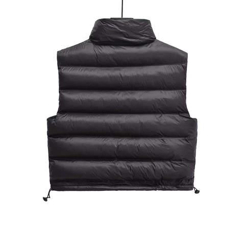 Chaleco Acolchado de Mujer con Cuello Alto Sin Mangas Chaqueta Acolchada de Color Sólido Ropa de Abrigo Otoño Invierno