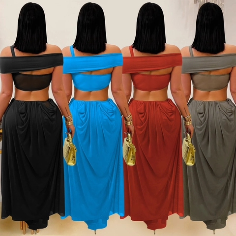 Women's Sexy Halter Cut-out Maxi Dress Mesh Patchwork Bodycon Long Party Dress Elegant Ruched Night Out Evening Gown