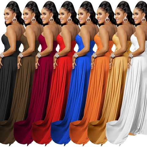 Damen One-Shoulder Gerafft Fischschwanz Maxi Kleid Elegant Einfarbig Slim Fit Abendkleid Party Hochzeit Lang Formelles Kleid