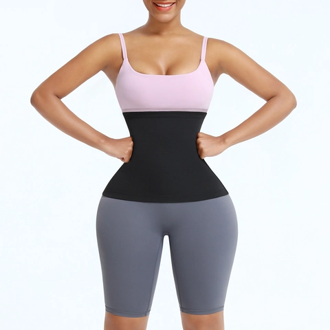 Allenatore di Vita da Donna Cintura Sauna per Sudore per Fitness Perdita di Peso Shaper a Polimeri Termici Fascia Addominale