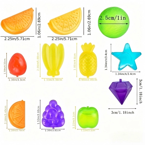 Reusable Ice Cubes BPA Free Plastic Washable Fast Freezing Colorful Multi Shape Non Diluting For Drinks Bar Party