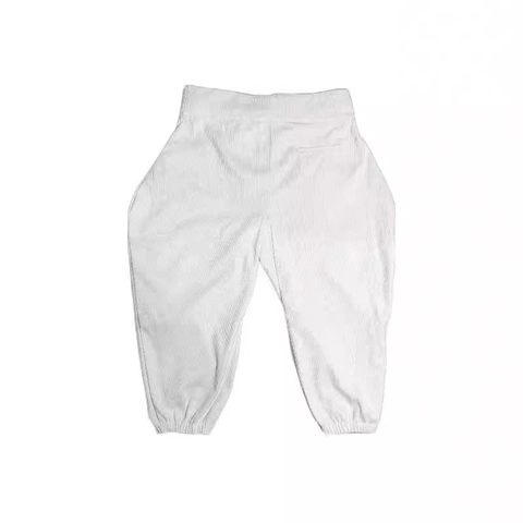 Pantalon Lanterne en Velours Côtelé pour Hommes Vintage Coupe Large Pantalon Harem Décontracté Style Chinois Cordon Misto Coton