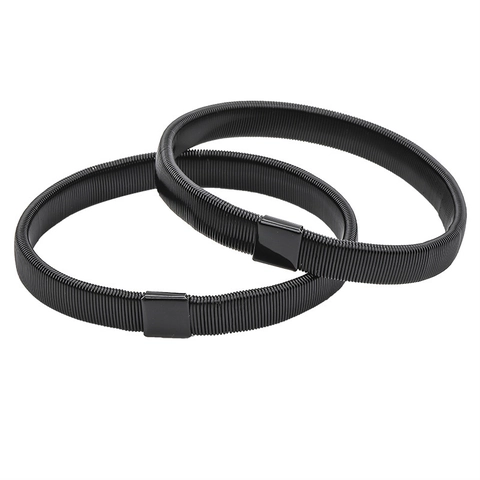 Brassards à Ressort en Métal Élastique pour Hommes Jarretières de Manches de Chemise Antidérapantes Anneaux de Bras Réglables Bijoux