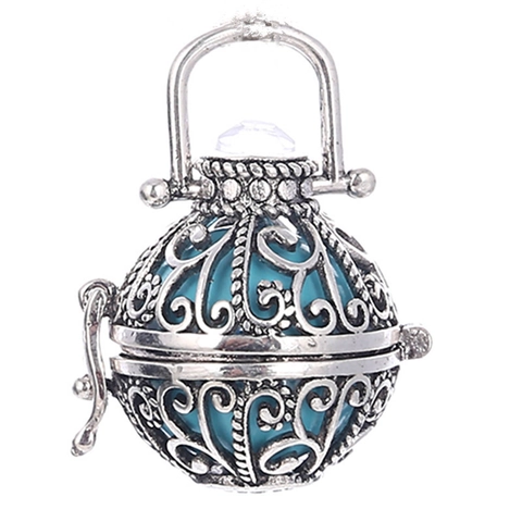 Vintage Koperen Holle Kooi Hanger Alleen Zonder Ketting Voor DIY Sieraden Maken Aromatherapie Diffuser Ketting Vrouwen Cadeau