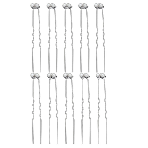 Vintage Legierung Faux Künstliche Perle Strass U-Förmige Haarnadeln Braut Hochzeit Blume Haarschmuck Für Damen Elegante Bankett Haar Styling Tools Set