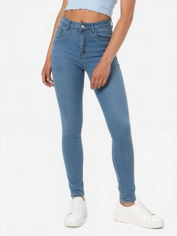 Dames High Waist Skinny Jeans Stretch Katoen Denim Broek Slim Fit Gewassen Lange Broek Voor Dames Elegant Casual