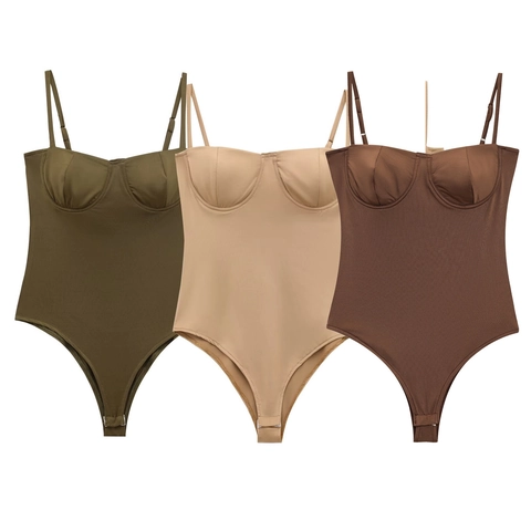Dames Sexy Satin-Look Geribbelde Bodysuit Met Beugel Cups Verstelbare Bandjes Drukknop Slim Fit Mouwloos Romper Top