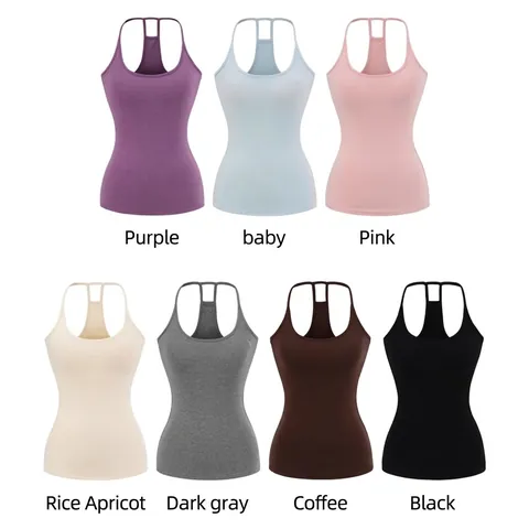 Women Casual Knitted Tank Top And Flare Pants Set With Chest Pads Solid Color Racerback Fold-over Low Waist Loungewear