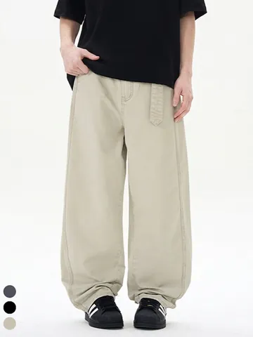 Unisex Locker Geschnittene Jeans Mit Gürtel Baumwolle Stonewashed Gebogener Schnitt Casual Gerade Denim Hose Für Alltag