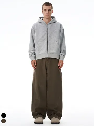 Men American Streetwear Wide Leg Denim Jeans Retro Paneled Curved Baggy Pants Casual Cotton Washed Straight Trousers For Men