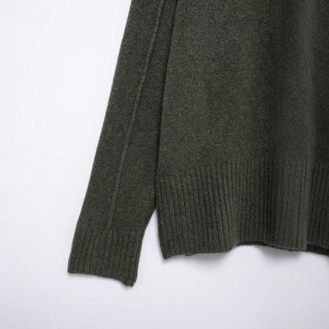 Damen Casual Rundhalsausschnitt Langarm Lockerer Strickpullover Minimalistisch Einfarbig Raglanärmel Winter Pullover Top