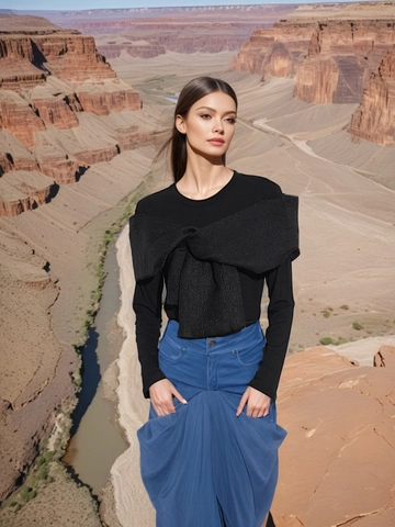 Women Casual Slim Fit T-Shirt Long Sleeve Round Neck Mesh Bowknot Patchwork Elegant High-End Solid Color Spring Top