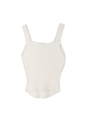 Women's Slim Fit Ribbed Knit Camisole Two-Piece Set V-Neck Sleeveless Summer Short Tank Top Casual Outfit