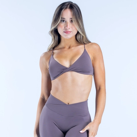 Dames Crossover Rug Training Top En Hoge Taille Broek Nylon Spandex Naadloos Nauwsluitend Gym Yoga Outfit