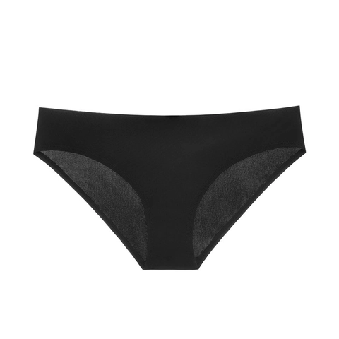 Braguitas Sin Costuras para Mujer Cintura Baja Slips de Nailon Transpirables Lencería Suave Color Sólido Ropa Interior Cómoda